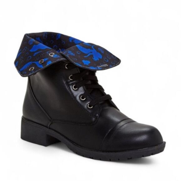 Disney The Little Mermaid Ariel Silhouette Combat Boots - Picture 2 of 5